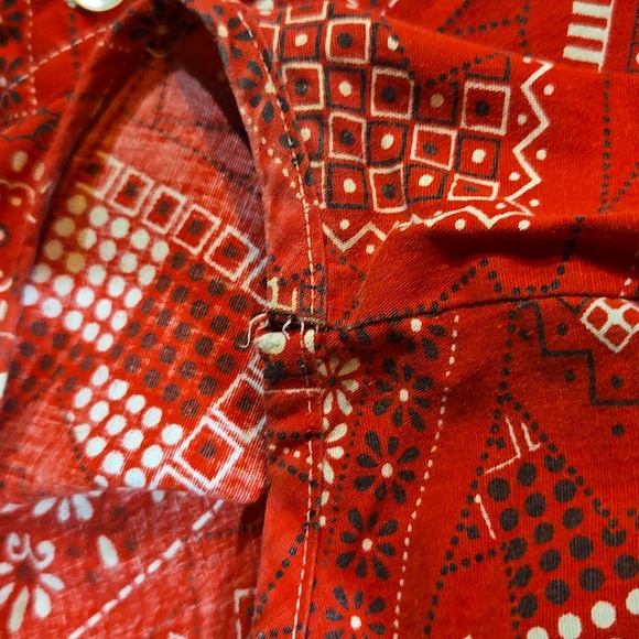 True vintage bandana print cotton romper - Picture 9 of 12
